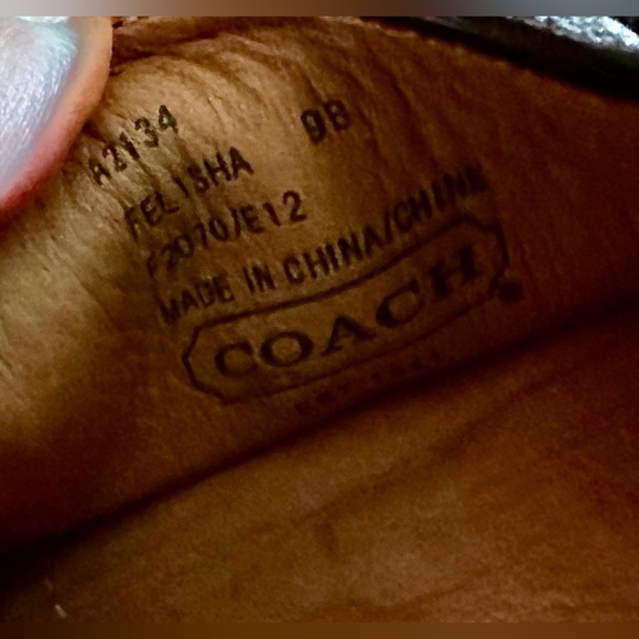 COACH Loafers Black Size 9 - Picture 5 of 5